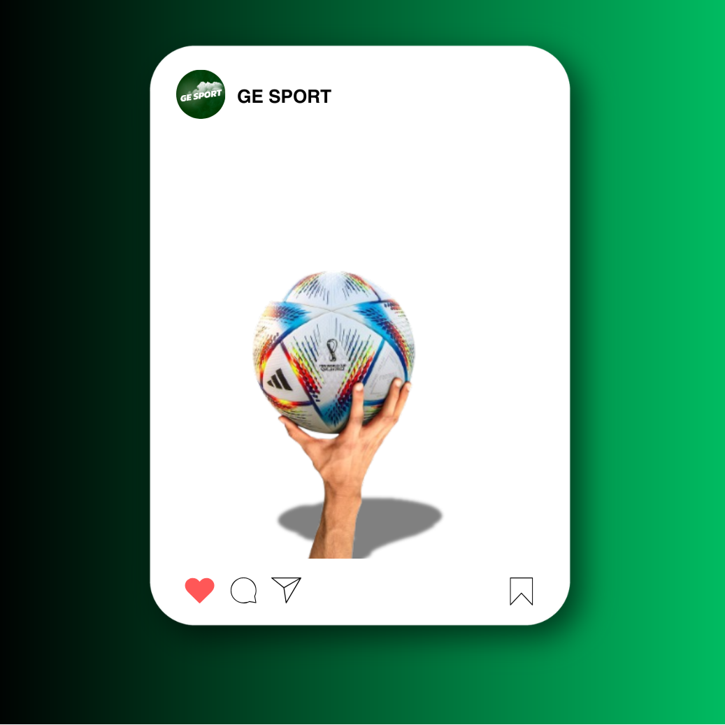 BALON FUTBOL BLANCO TRAZOS AZUL Y NARANJA-GES