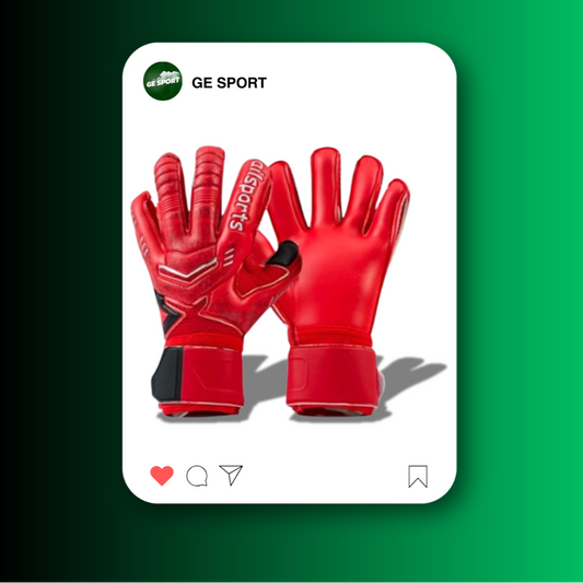 GUANTES DE ARQUERO AILSPORTS ROJO C/FERU-GES