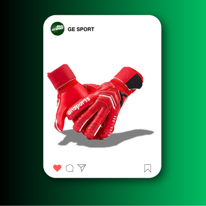 GUANTES DE ARQUERO AILSPORTS ROJO C/FERU-GES