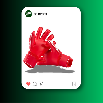 GUANTES DE ARQUERO AILSPORTS ROJO C/FERU-GES