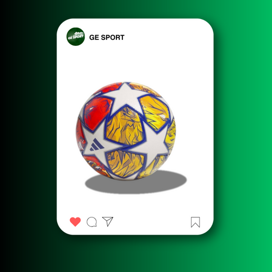 BALON FUTBOL NARANJA ESTRELLAS BLANCAS-GES